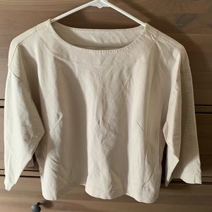 The luxe cotton crop tee